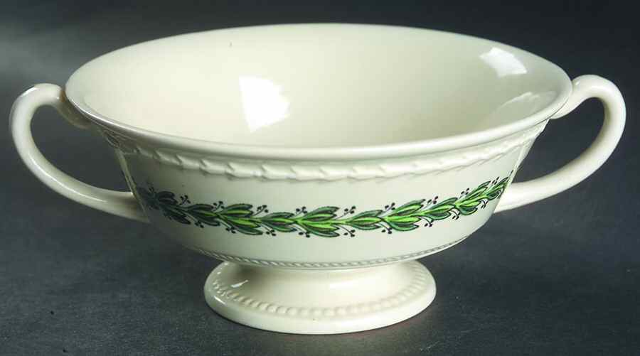 Hereford Footed Cream Soup Bowl by Wedgwood-1