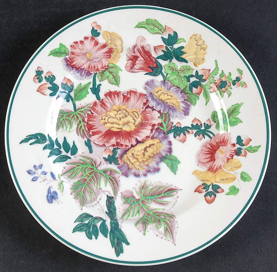 Hollyhock Salad Plate by Wedgwood-1