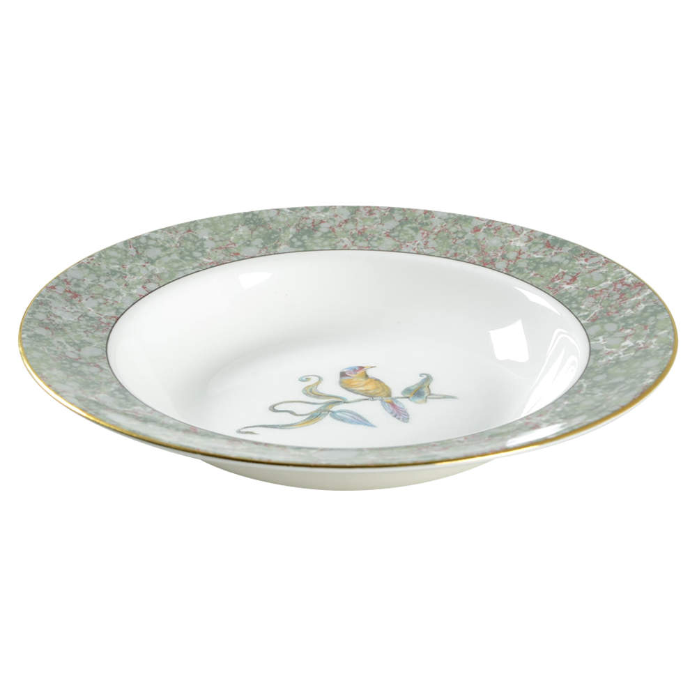 Humming Birds Rim Soup Bowl by Wedgwood-1