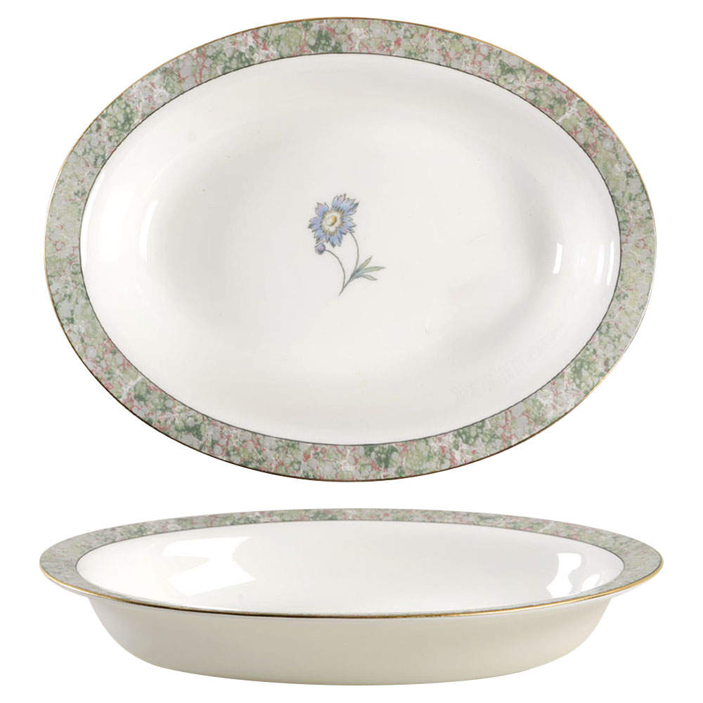 Humming Birds 10" Oval Vegetable Bowl by Wedgwood-1