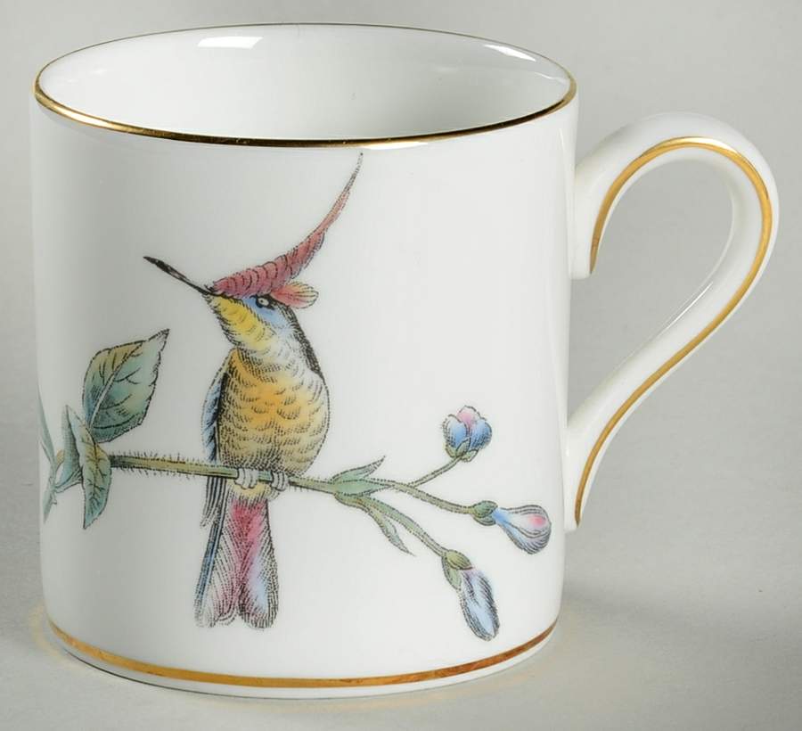 Humming Birds Bond Shape Demitasse Cup by Wedgwood-1