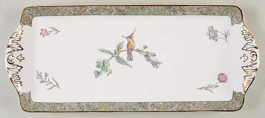 Humming Birds Large Sandwich Tray by Wedgwood-1