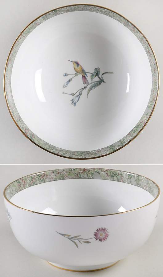 Humming Birds 8" Salad Serving Bowl by Wedgwood-1