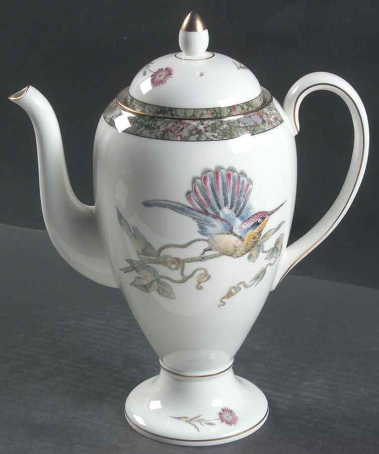 Humming Birds Coffee Pot & Lid by Wedgwood-1
