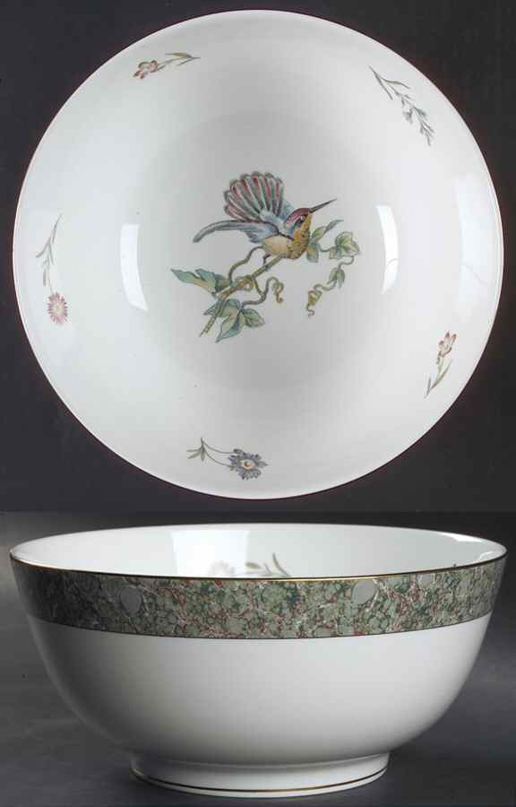Humming Birds 9" Salad Serving Bowl by Wedgwood-1