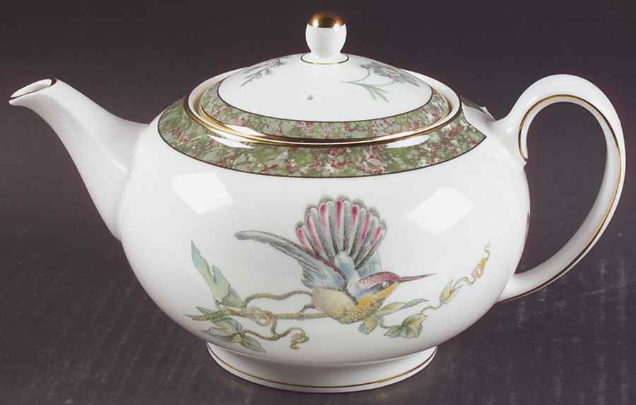 Humming Birds Teapot & Lid by Wedgwood-1