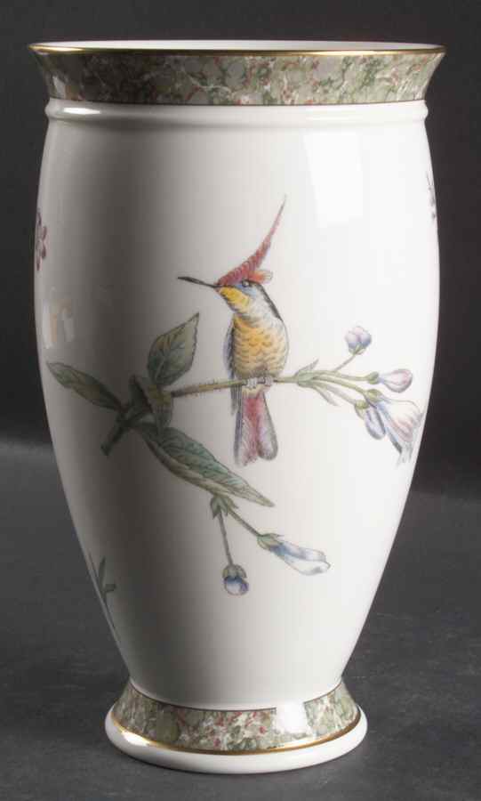 Humming Birds 8" Vase by Wedgwood-1