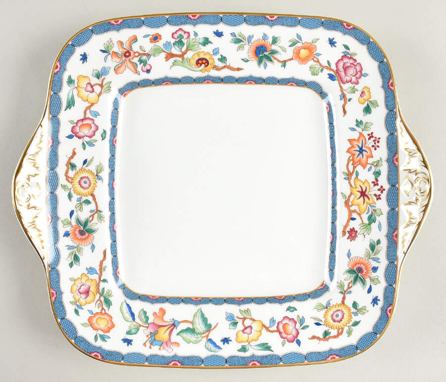 Huntingdon Square Handled Cake Plate by Wedgwood-1