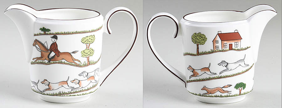 Hunting Scene Creamer by Wedgwood-1