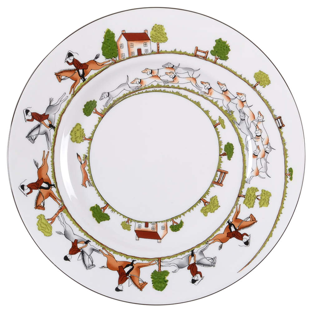 Hunting Scene Dinner Plate by Wedgwood-1