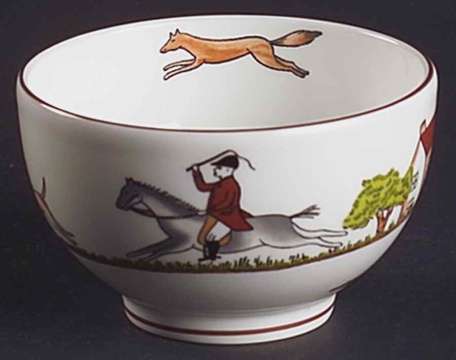 Hunting Scene Tea Bowl by Wedgwood-1