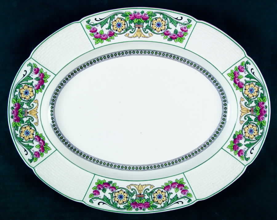 Hythe 13" Oval Serving Platter by Wedgwood-1