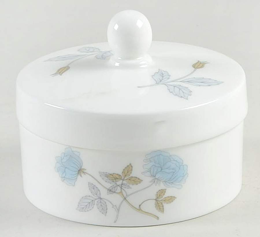 Ice Rose (No Trim) Trinket Box & Lid by Wedgwood-1