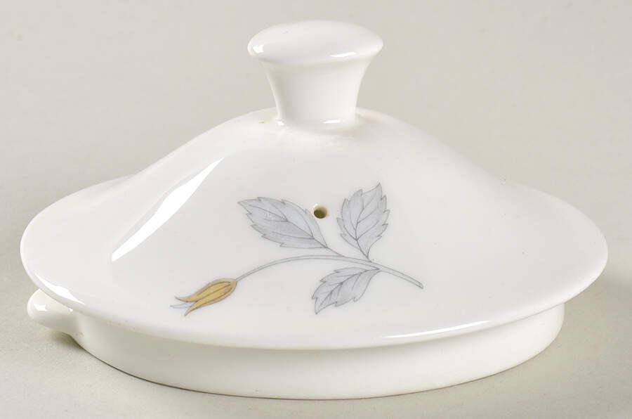 Ice Rose (No Trim) Lid for Teapot by Wedgwood-1