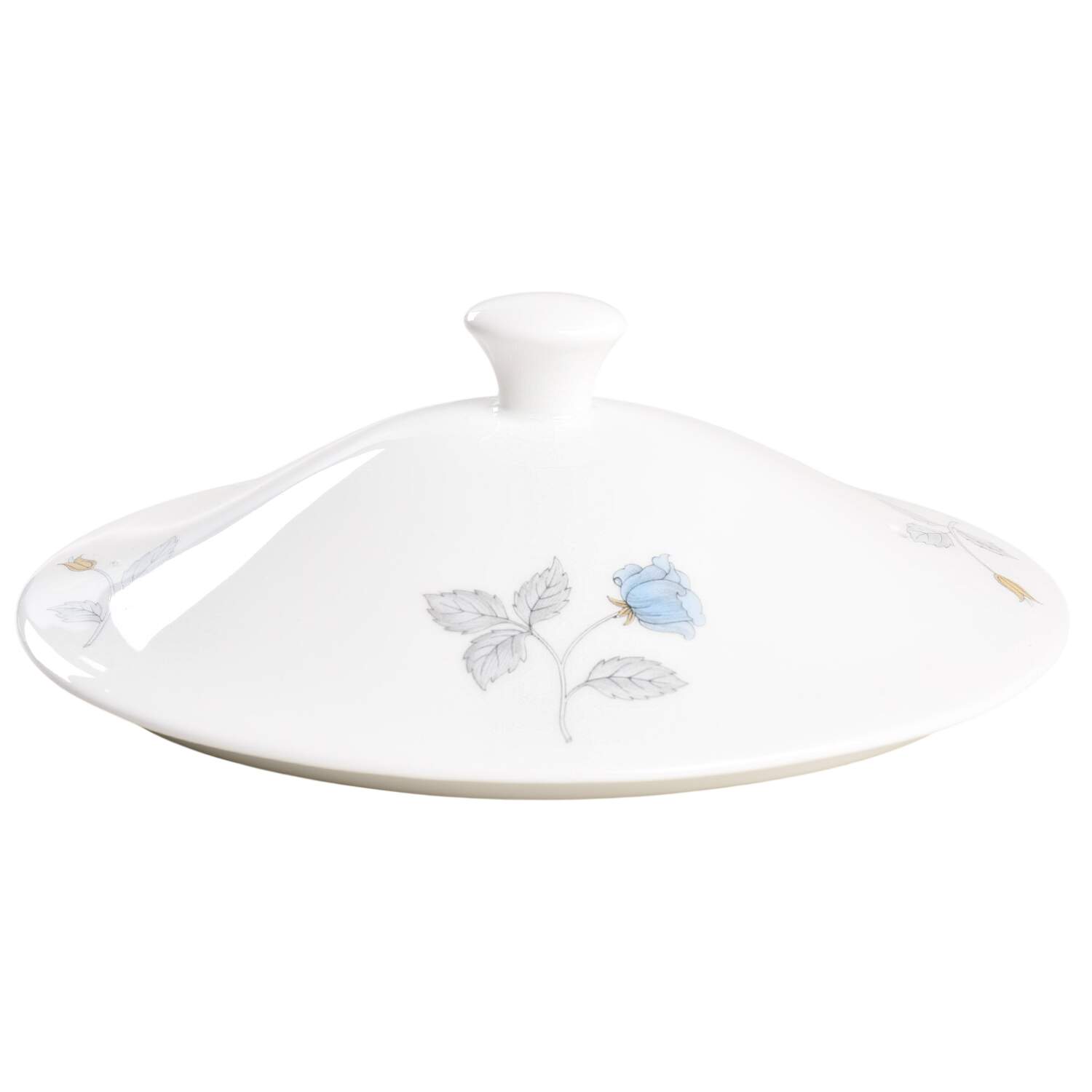Ice Rose (No Trim) Lid for Oval Vegetable by Wedgwood-1