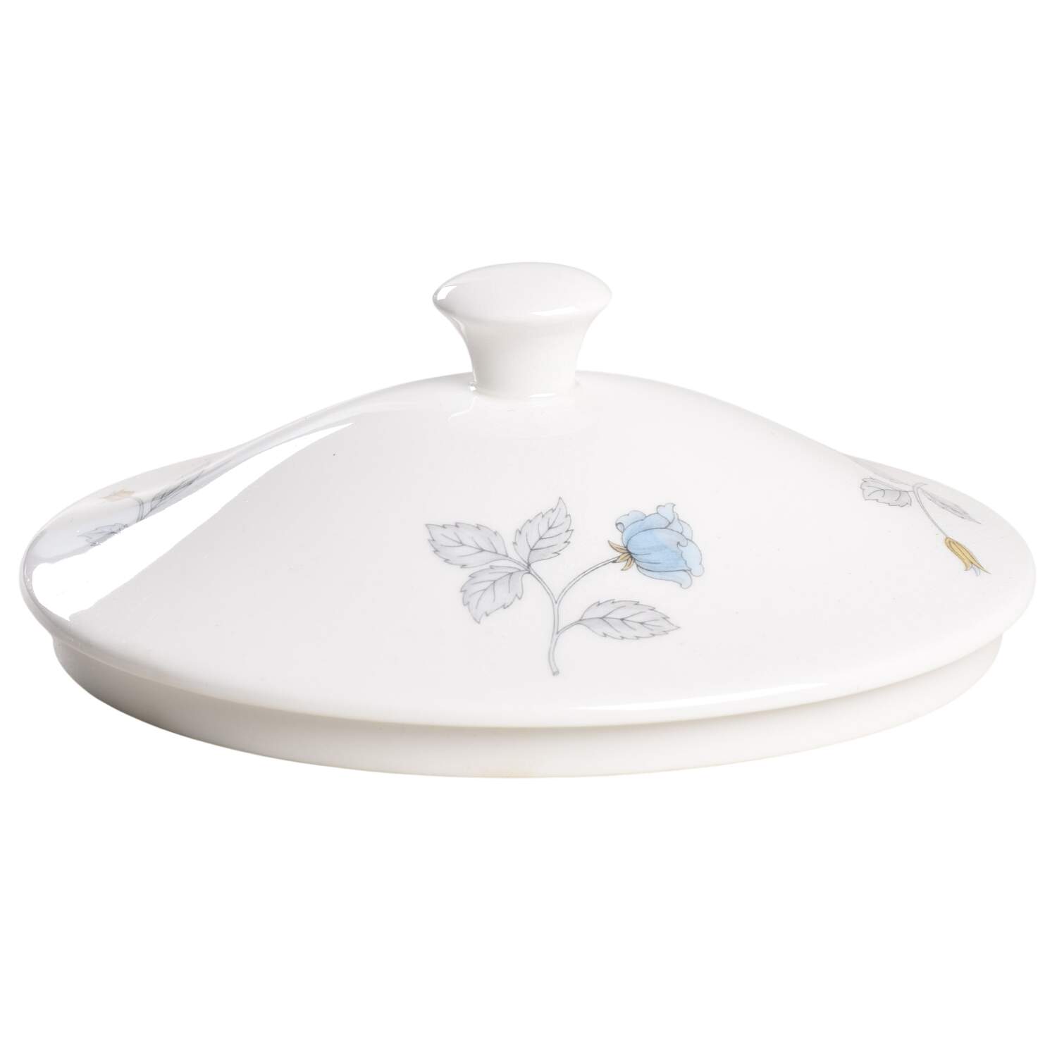 Ice Rose (No Trim) Lid for 6" Oval Casserole by Wedgwood-1