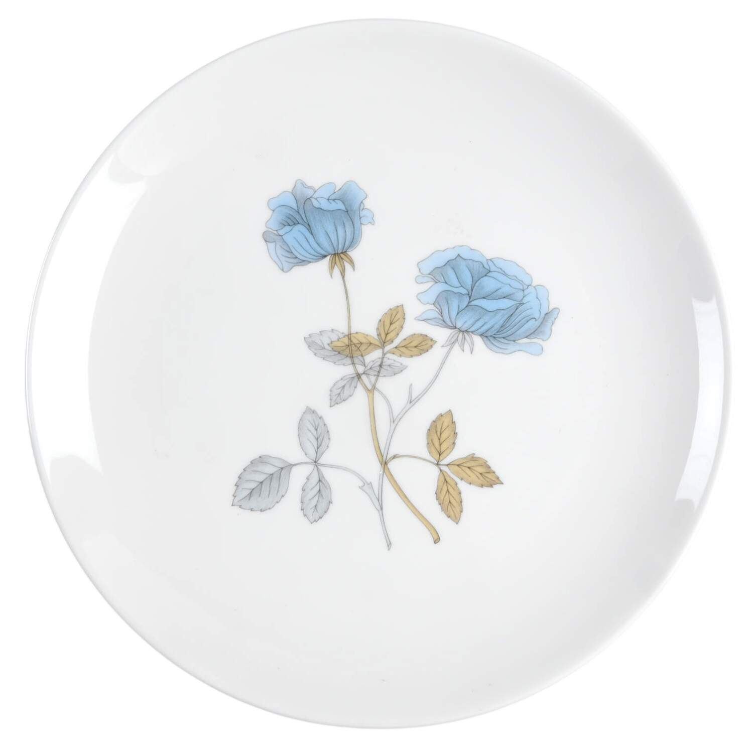 Ice Rose (No Trim) Salad Plate by Wedgwood-1