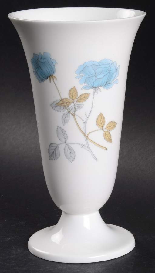 Ice Rose (No Trim) 6" Vase by Wedgwood-1