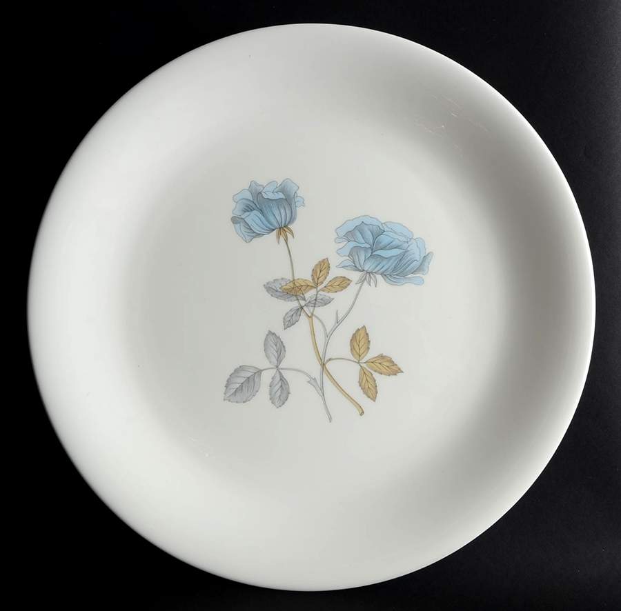 Ice Rose (No Trim) 13" Chop Plate (Round Platter) by Wedgwood-1