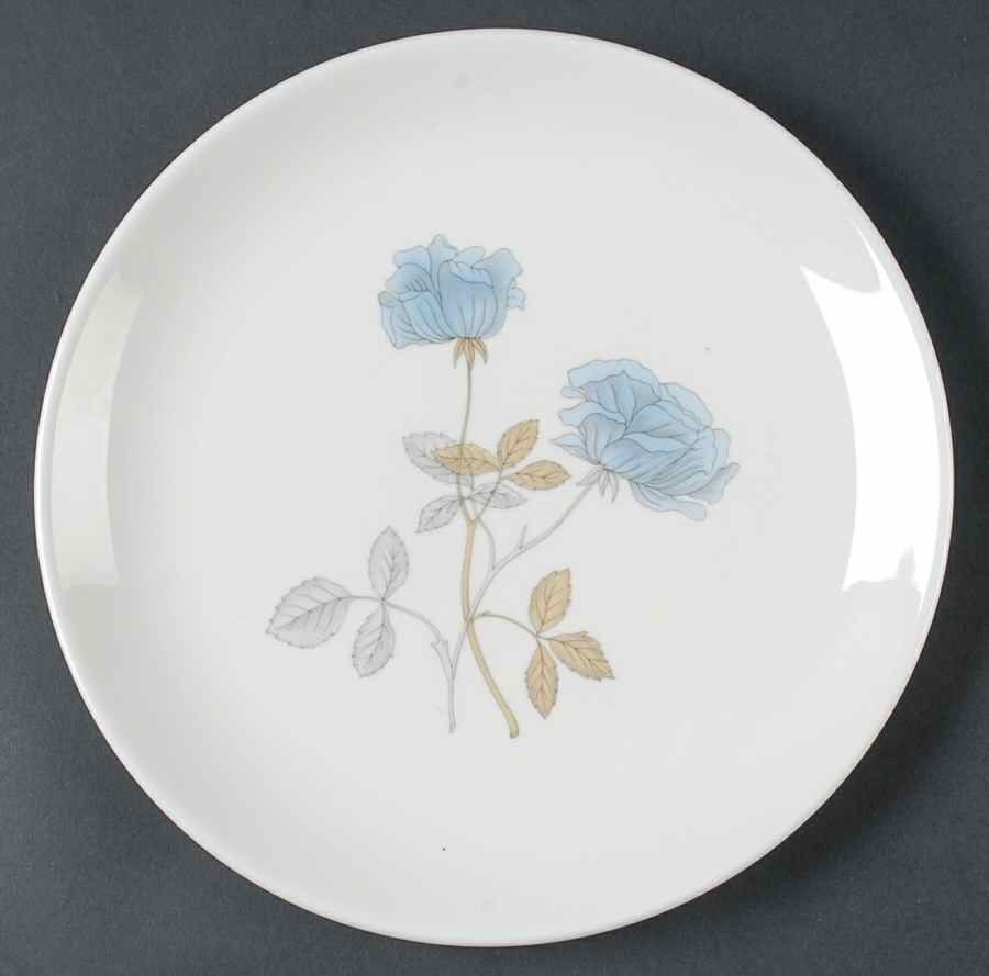 Ice Rose (No Trim) Luncheon Plate by Wedgwood-1