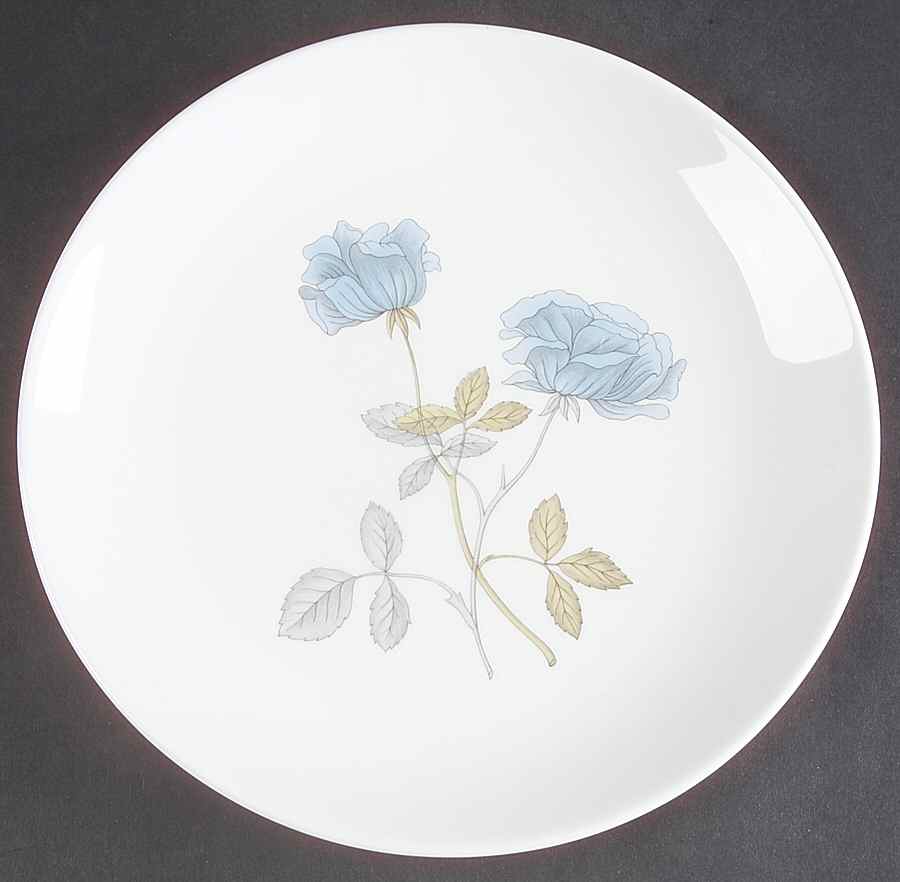 Ice Rose (No Trim) Dinner Plate by Wedgwood-1