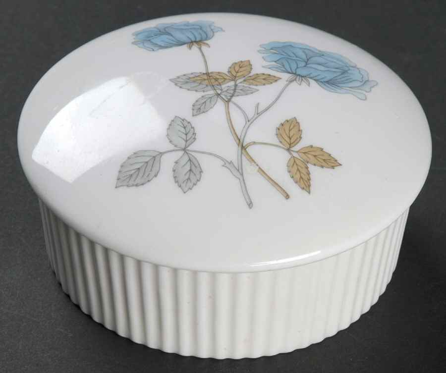 Ice Rose (No Trim) 3" Round Box & Lid by Wedgwood-1