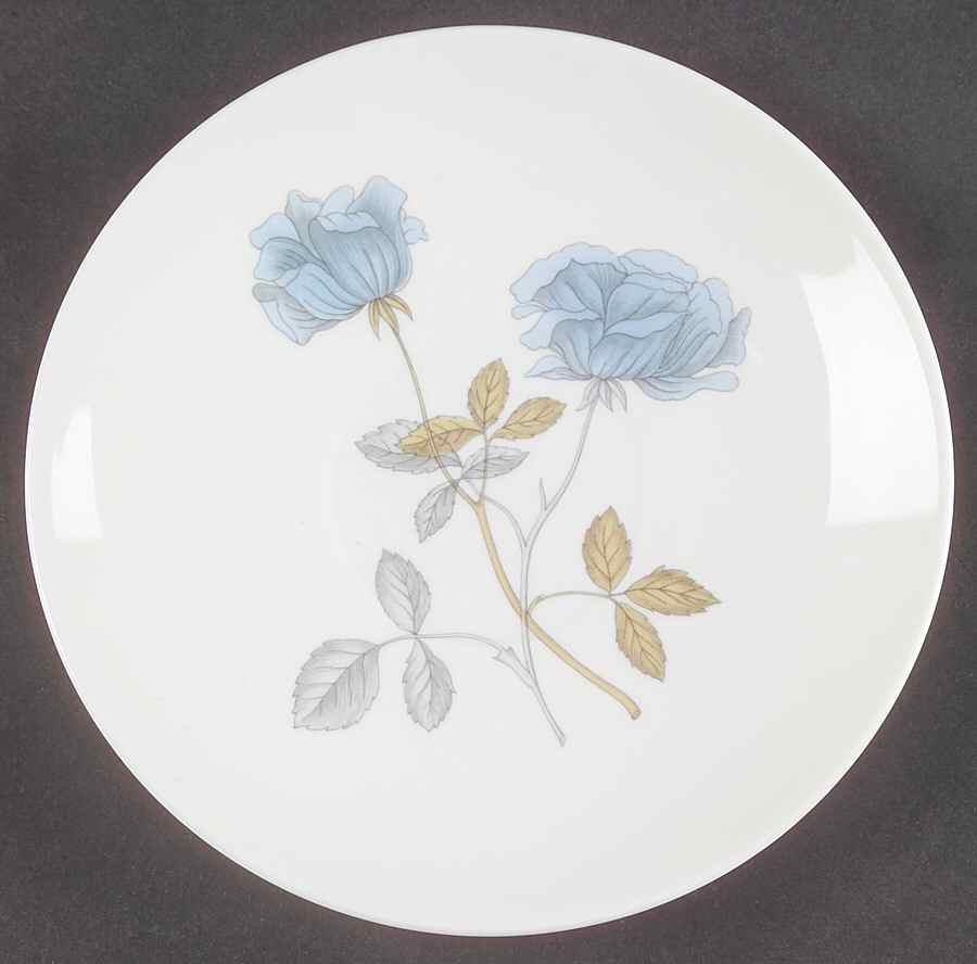 Ice Rose (No Trim) Saucer for Cream Soup Bowl by Wedgwood-1