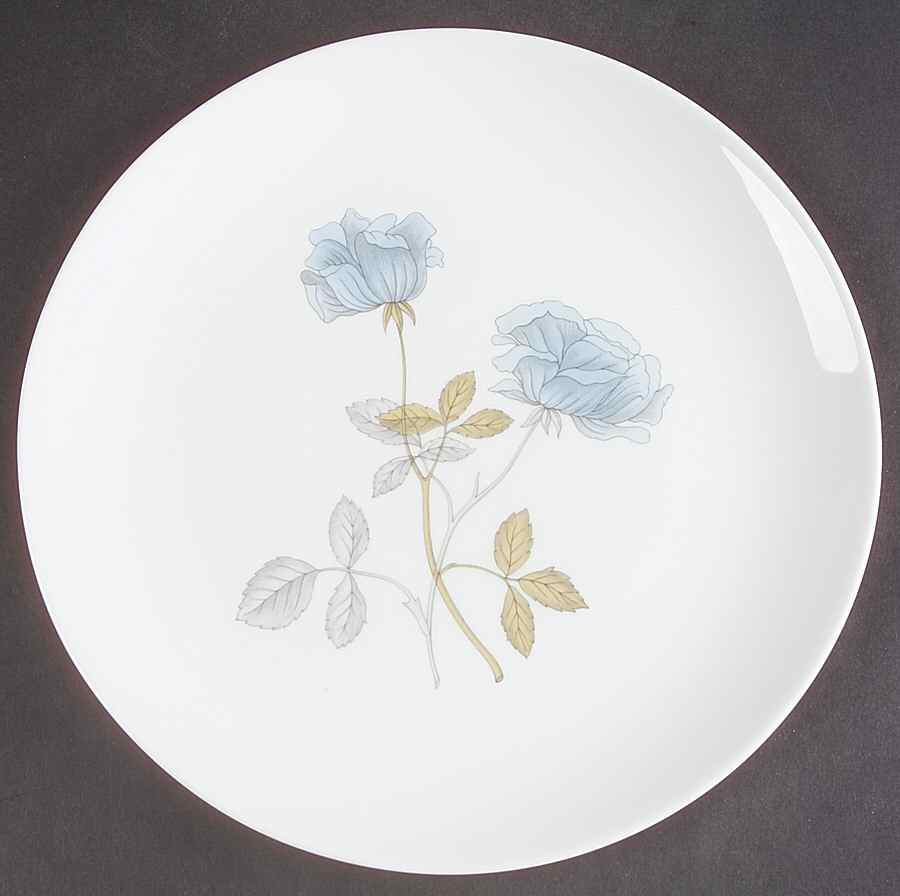 Ice Rose (No Trim) Dinner Plate by Wedgwood-1