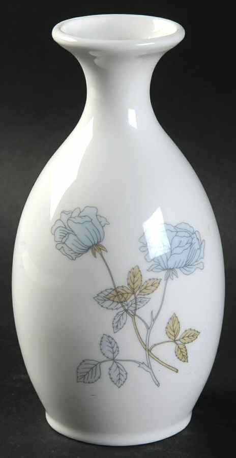 Ice Rose (No Trim) 4" Bud Vase by Wedgwood-1
