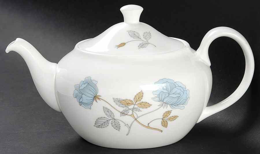 Ice Rose (No Trim) Mini Teapot & Lid by Wedgwood-1