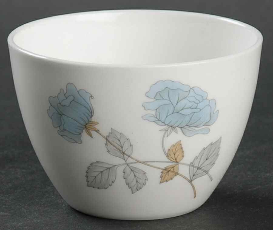 Ice Rose (No Trim) Mini Open Sugar Bowl by Wedgwood-1