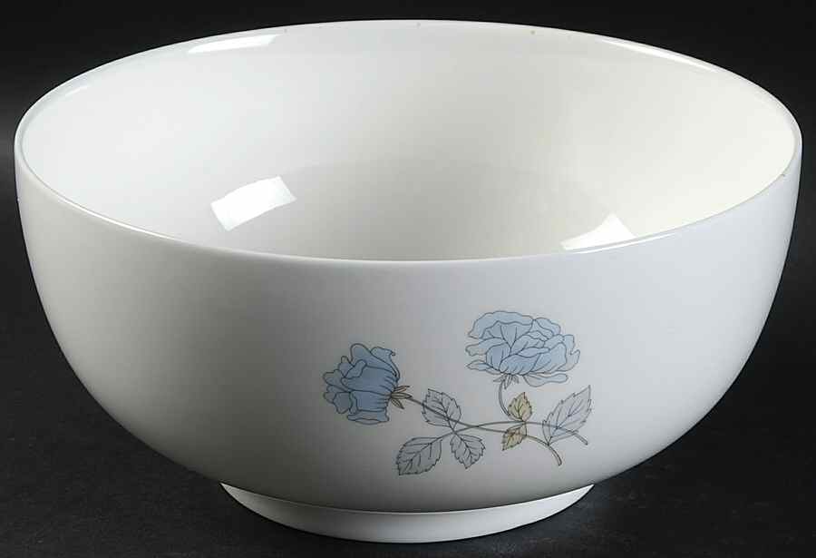 Ice Rose (No Trim) 7" Round Vegetable Bowl by Wedgwood-1