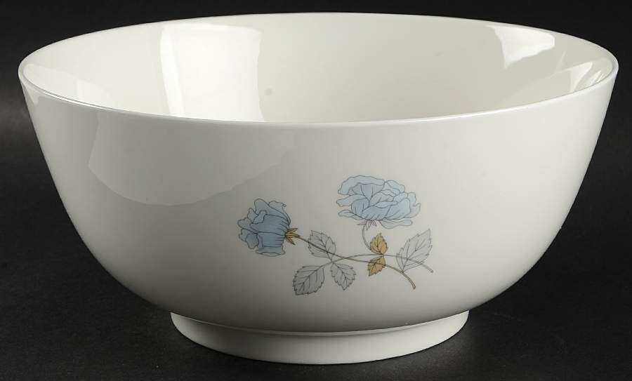Ice Rose (No Trim) 9" Round Vegetable Bowl by Wedgwood-1