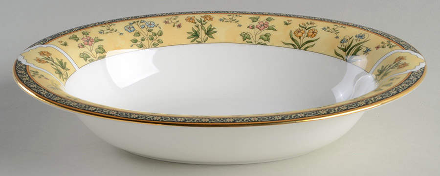India 9" Oval Vegetable Bowl by Wedgwood-1