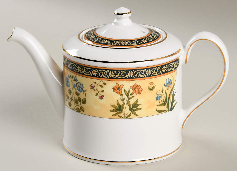 India Individual Teapot & Lid by Wedgwood-1