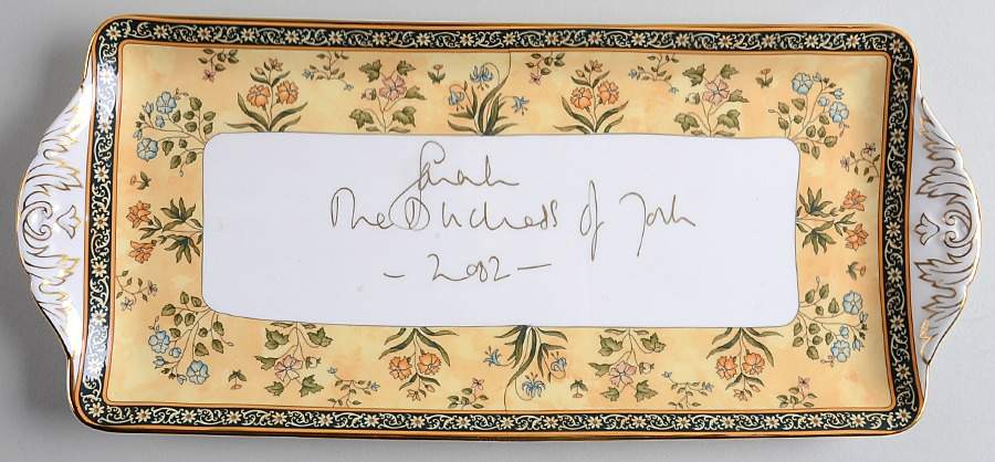 India 2002 Signed Special Edition Sandwich Tray by Wedgwood-1