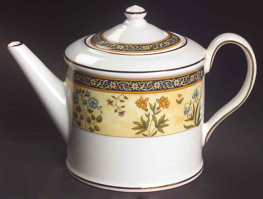 India Individual Teapot & Lid by Wedgwood-1