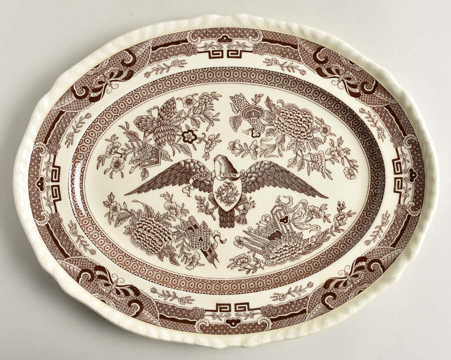 Independence 13" Oval Serving Platter by Wedgwood-1