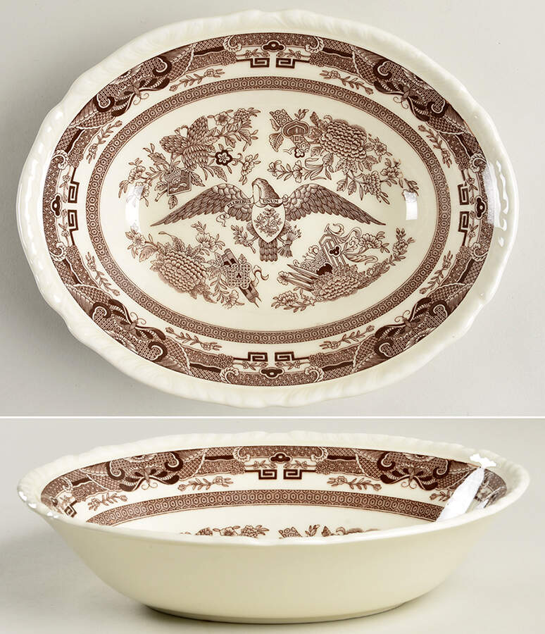 Independence 9" Oval Vegetable Bowl by Wedgwood-1