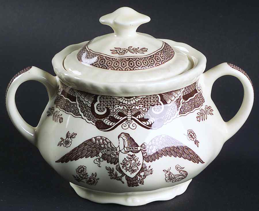 Independence Sugar Bowl & Lid by Wedgwood-1
