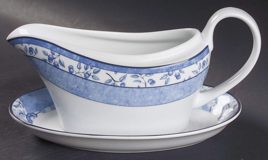 Indigo Gravy Boat & Underplate by Wedgwood-1