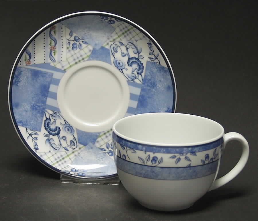 Indigo Breakfast Cup & Saucer Set by Wedgwood-1