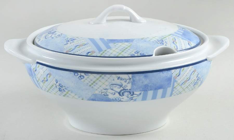 Indigo Tureen &  Lid by Wedgwood-1