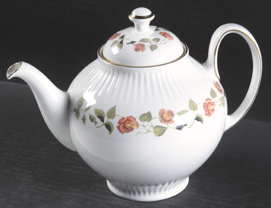India Rose Teapot & Lid by Wedgwood-1