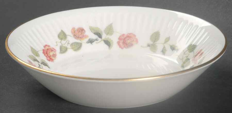 India Rose Fruit/Dessert (Sauce) Bowl by Wedgwood-1