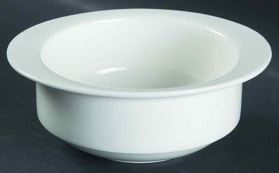 Inspiration White Flat Cream Soup Bowl by Wedgwood-1
