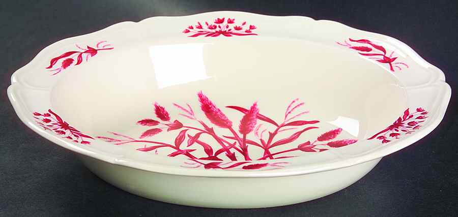 Iris 10" Oval Vegetable Bowl by Wedgwood-1
