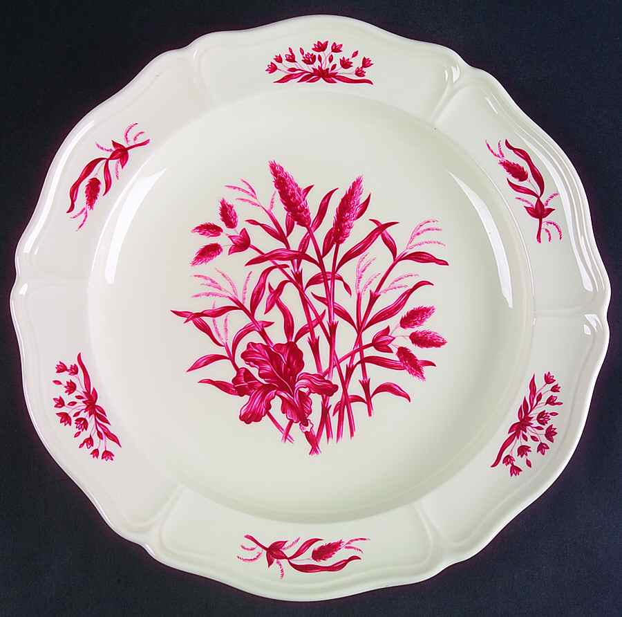Iris 12" Chop Plate (Round Platter) by Wedgwood-1