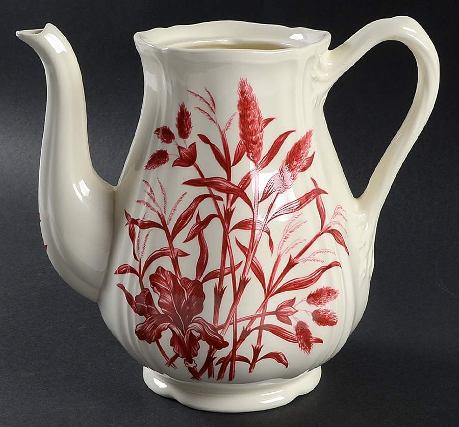 Iris Coffee Pot No Lid by Wedgwood-1