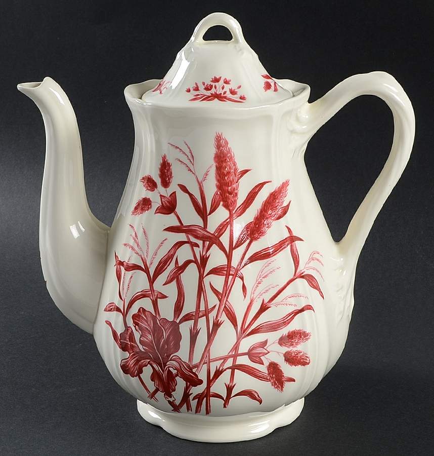 Iris Coffee Pot & Lid by Wedgwood-1